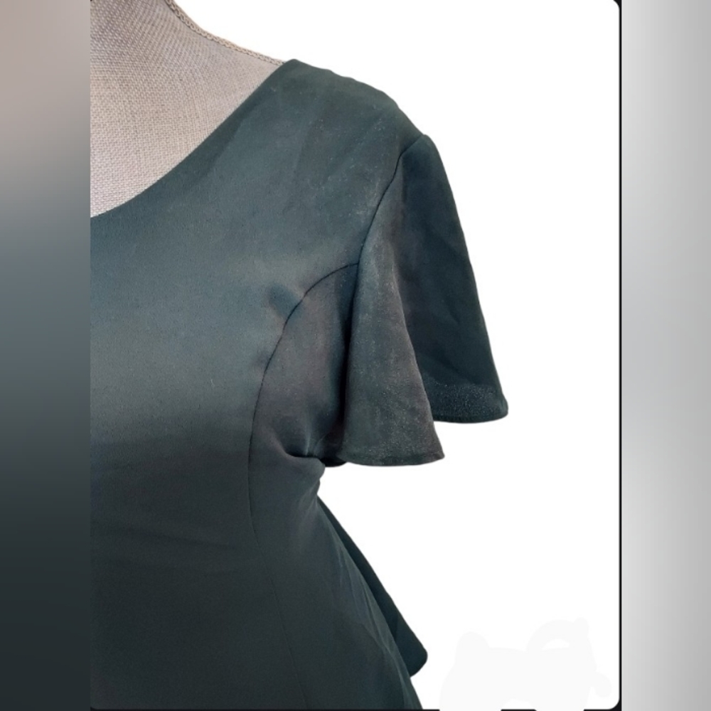 Vintage Green Petit A Line Dress